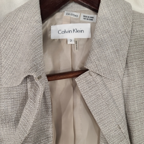 (SOLD) Calvin Klein Blazer & Skirt Suit - Picture 3 of 7